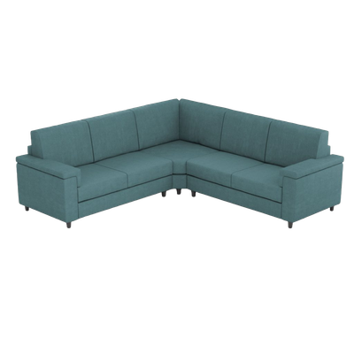 Ityhome MARRAK Petrolio | divano angolare 5 posti