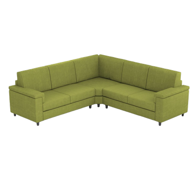 Ityhome MARRAK Verde | divano angolare 5 posti