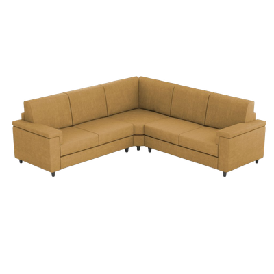 Ityhome MARRAK Ocra | divano angolare 5 posti