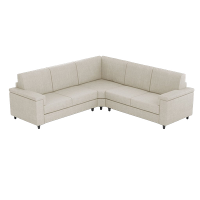 Ityhome MARRAK Latte | divano angolare 5 posti