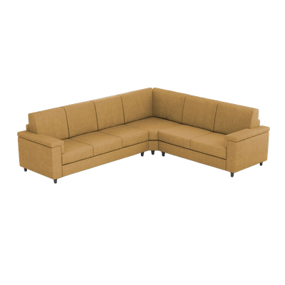 Ityhome MARRAK Ocra | divano angolare 6 posti