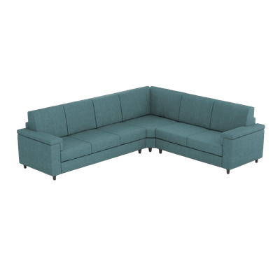 Ityhome MARRAK Petrolio | divano angolare 6 posti