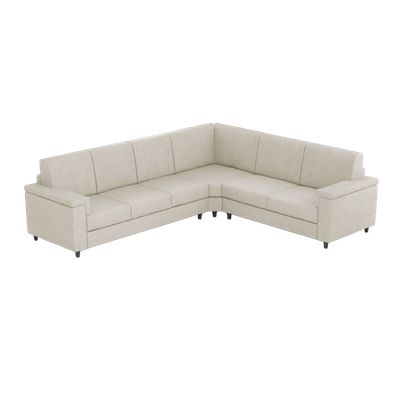 Ityhome MARRAK Latte | divano angolare 6 posti