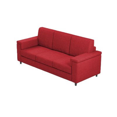 Ityhome MARRAK Rosso | divano 3 posti