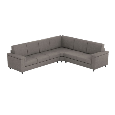 Ityhome MARRAK Grigio | divano angolare 6 posti