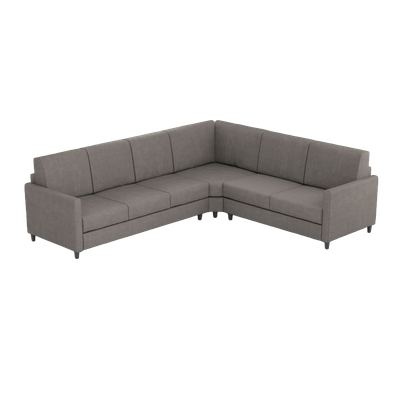 Ityhome KARAY Grigio | divano angolare 6 posti