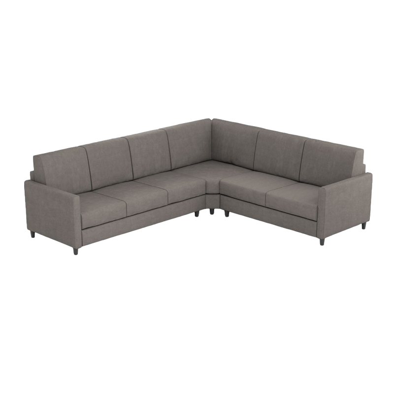 Ityhome KARAY Grigio | divano angolare 6 posti