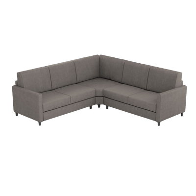 Ityhome KARAY Grigio | divano angolare 5 posti