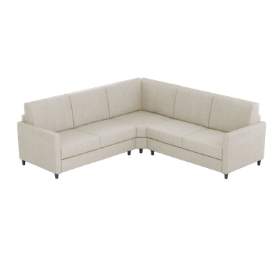 Ityhome KARAY Latte | divano angolare 5 posti