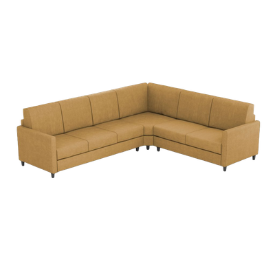 Ityhome KARAY Ocra | divano angolare 6 posti