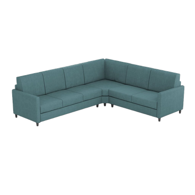 Ityhome KARAY Petrolio | divano angolare 6 posti