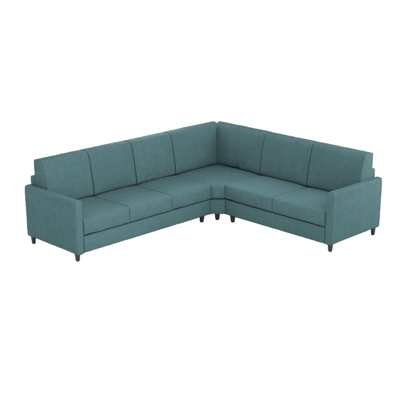 Ityhome KARAY Petrolio | divano angolare 6 posti