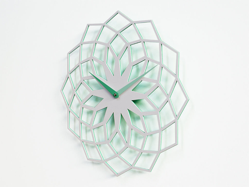 Progetti SKALLOP |orologio|, Colori: bianco e verde