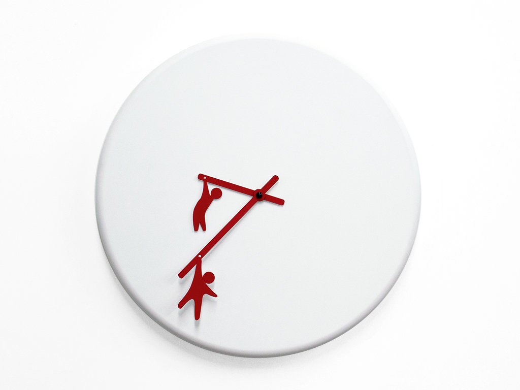 Progetti TIME2PLAY |orologio|, Colori: bianco e lancette rosse