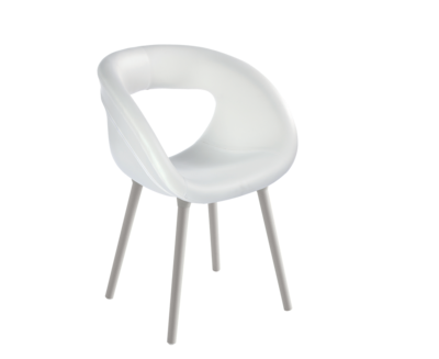 Gaber MOEMA imbottita BL/BP |poltroncina|