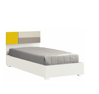 Letto singolo ZG Mobili FUSION Space con testiera geometrica