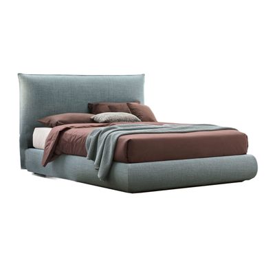Letto matrimoniale imbottito BELLATRIX Alf DaFrè con testiera e piattaforma sommier