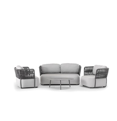 Grattoni SOFT | Set Poltrone con Divano e Tavolino