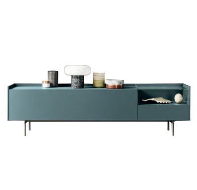 Credenza DIKO Alf DaFrè in configurazione lineare con ante e vano aperto
