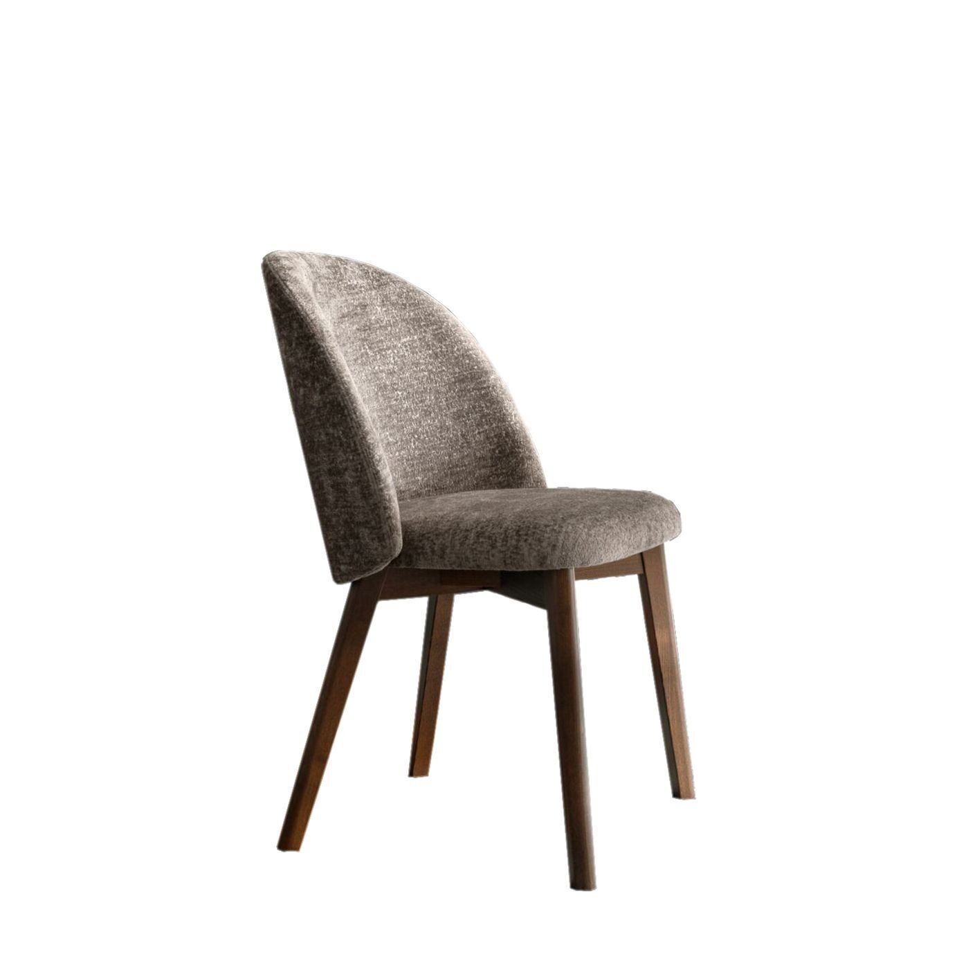Sedia Connubia TUKA MID CB/2190 MTO con 4 gambe in legno
