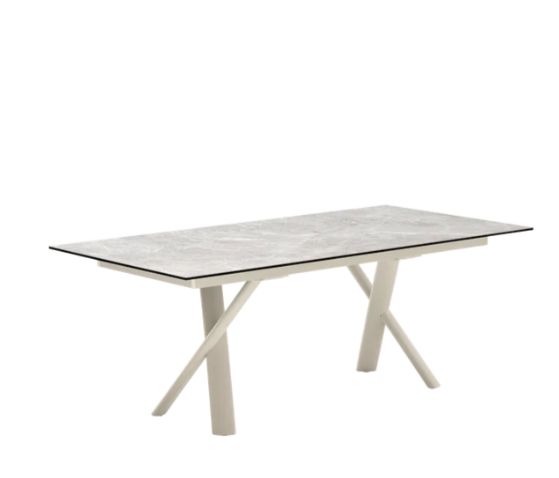 Tavolo Connubia MASTER CB/4867-R 200 con piano in ceramica, vista prospettica