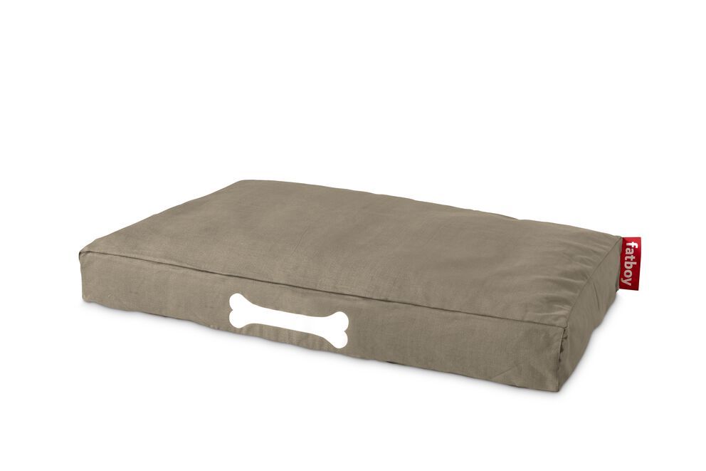Fatboy Doggielounge L Canvas Recycled Cuscino grande per cani Taupe Grey