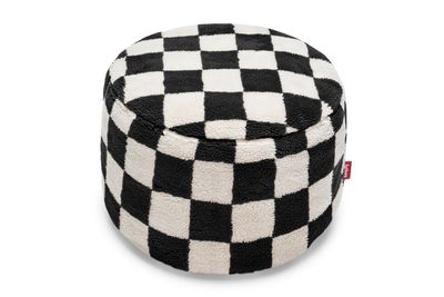 Fatboy Point Teddy Chess Pouf Black Creme