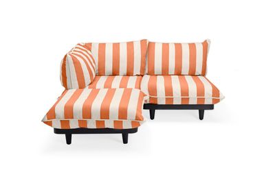 Fatboy Paletti Set Medium, Stripe Orange Creme