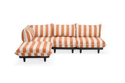 Fatboy Paletti Set Large, Stripe Orange Creme