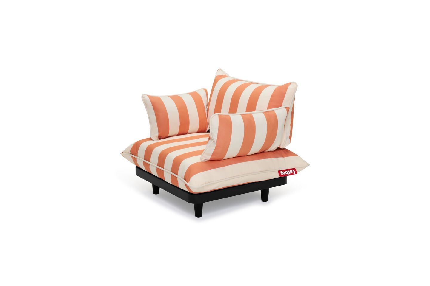 Fatboy Paletti Lounge Chair, Stripe Orange Creme