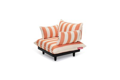 Fatboy Paletti Lounge Chair, Stripe Orange Creme