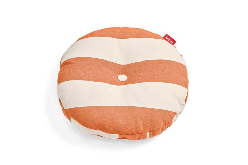 Fatboy Circle Pillow Cuscino tondo, Stripe Orange Creme