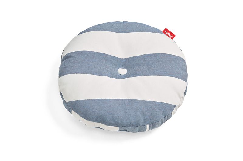 Fatboy Circle Pillow Cuscino tondo, Stripe Ocean Blue