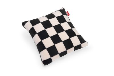 Fatboy Square Pillow Teddy, Black Ecru