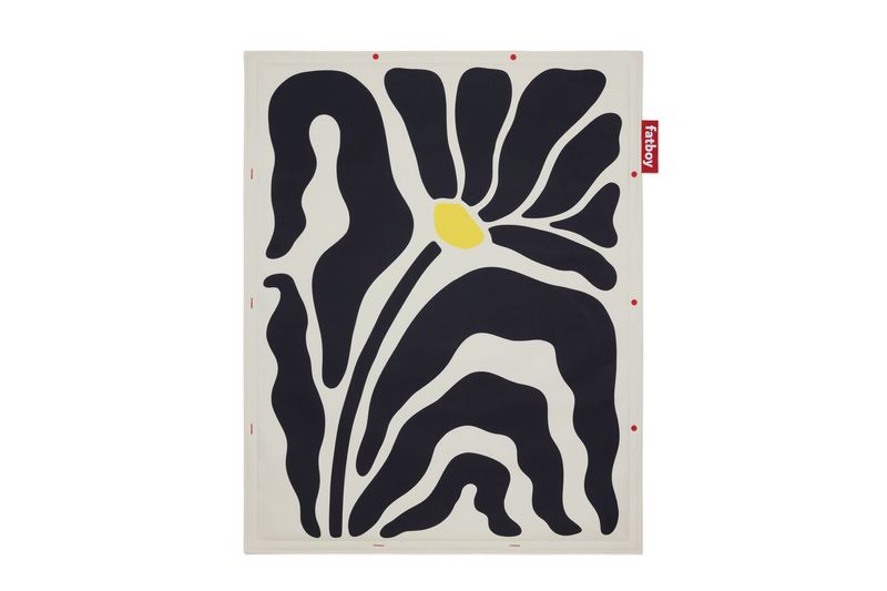 Fatboy Flying Carpet Tappeto, Botanic Creme / Black