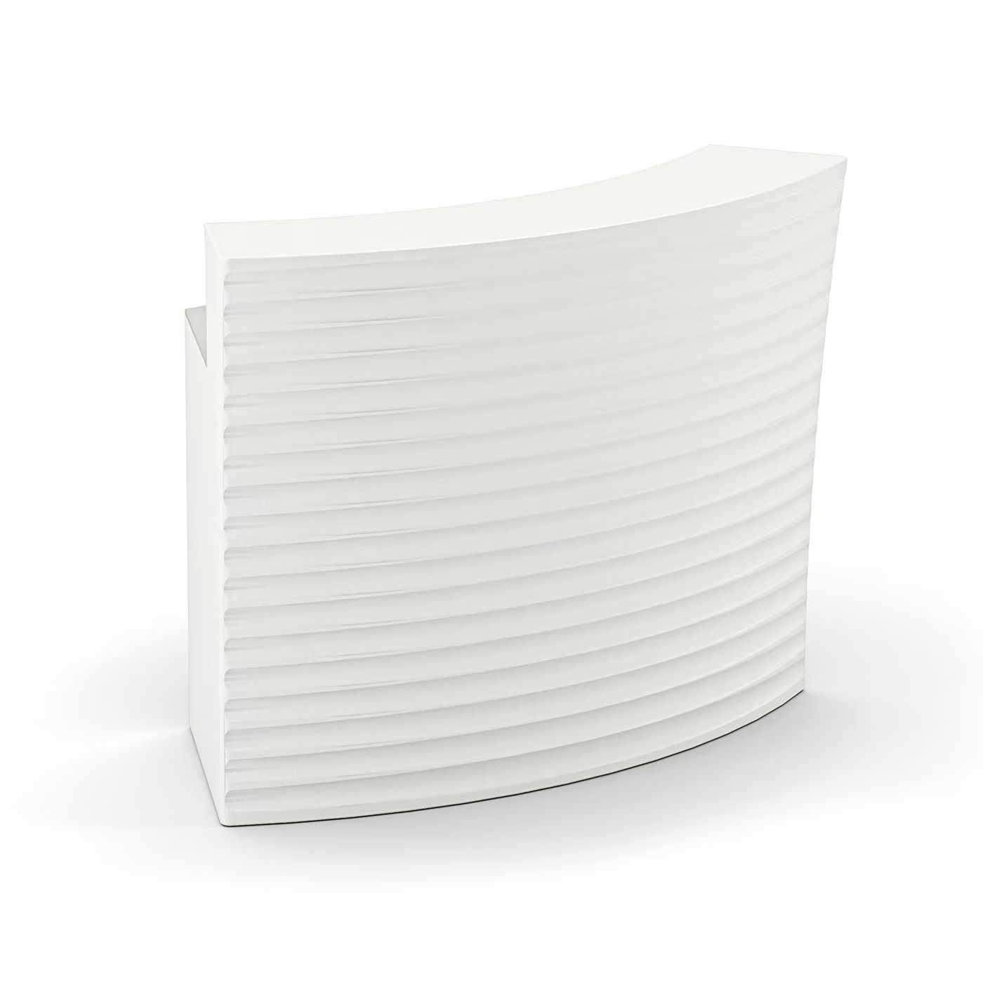Lyxo Design HANGAR60 bancone modulare bianco isolato