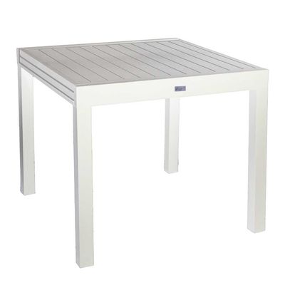 Tavolo alluminio SULLIVAN allungabile bianco