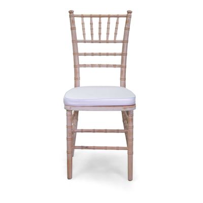 Sedia legno CHIAVARI sbiancato c/cuscino