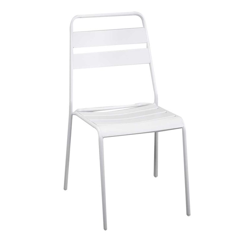 Sedia metallo ROVIGO bianco