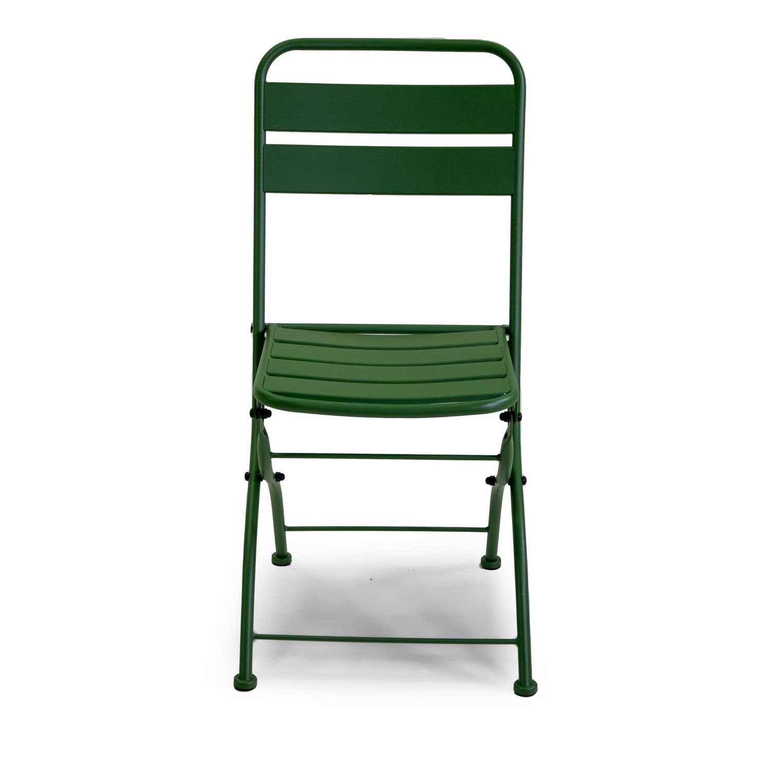 Sedia metallo ROVIGO pieghevole verde