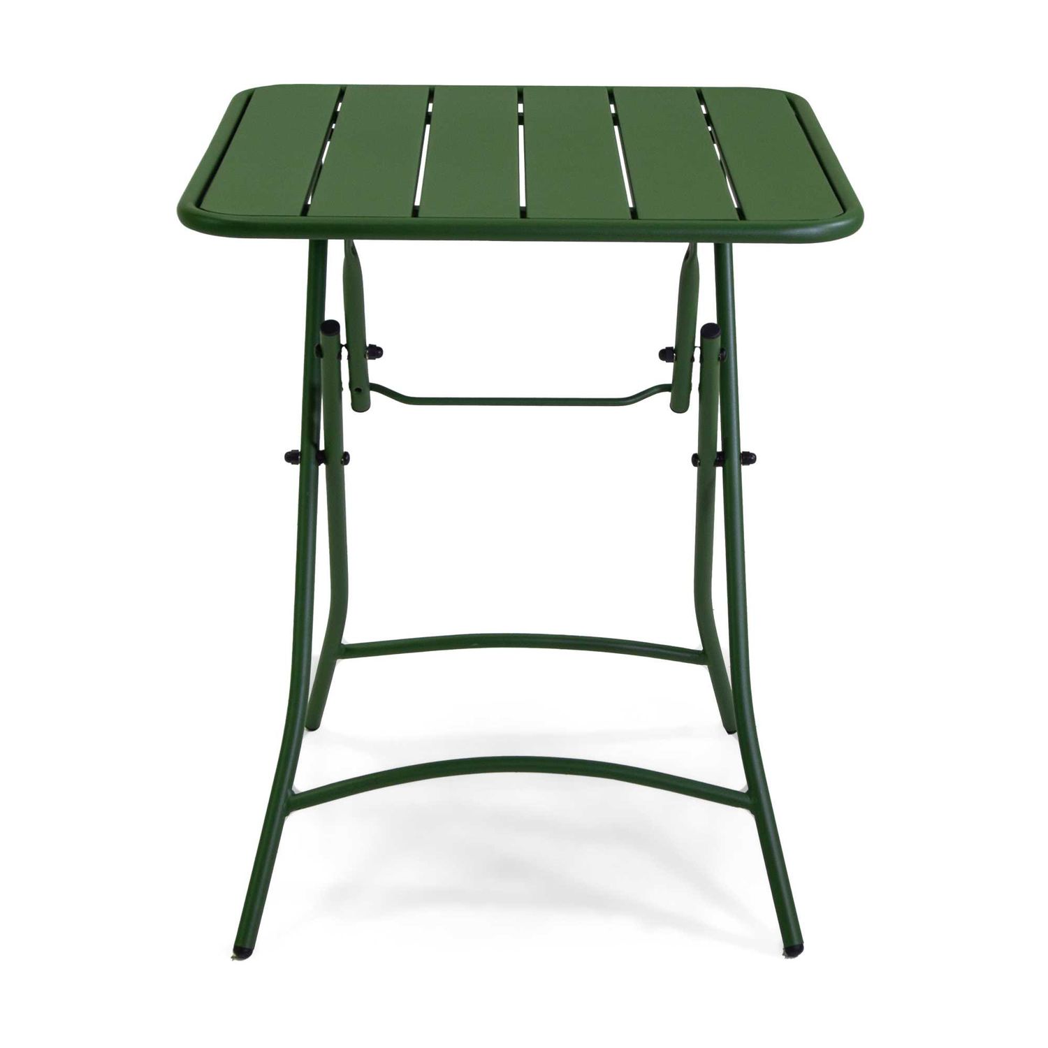 Tavolo metallo ROVIGO pieghevole verde