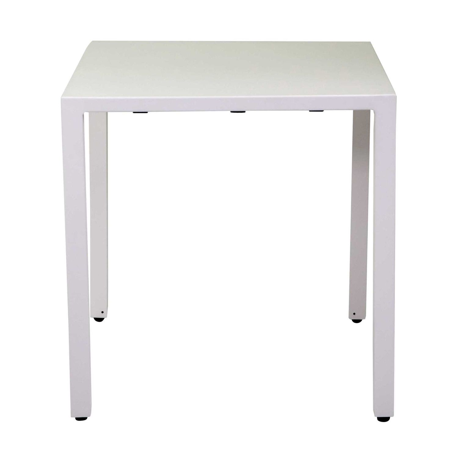 Tavolo alluminio regolabile ALMA bianco quadro