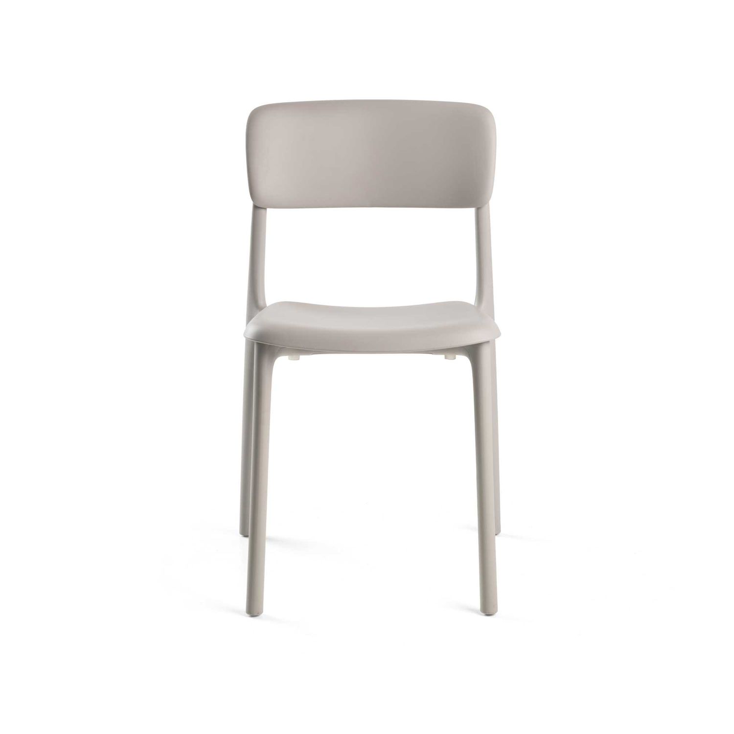 Sedia polipropilene POPPY grigio
