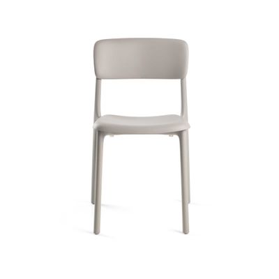 Sedia polipropilene POPPY grigio