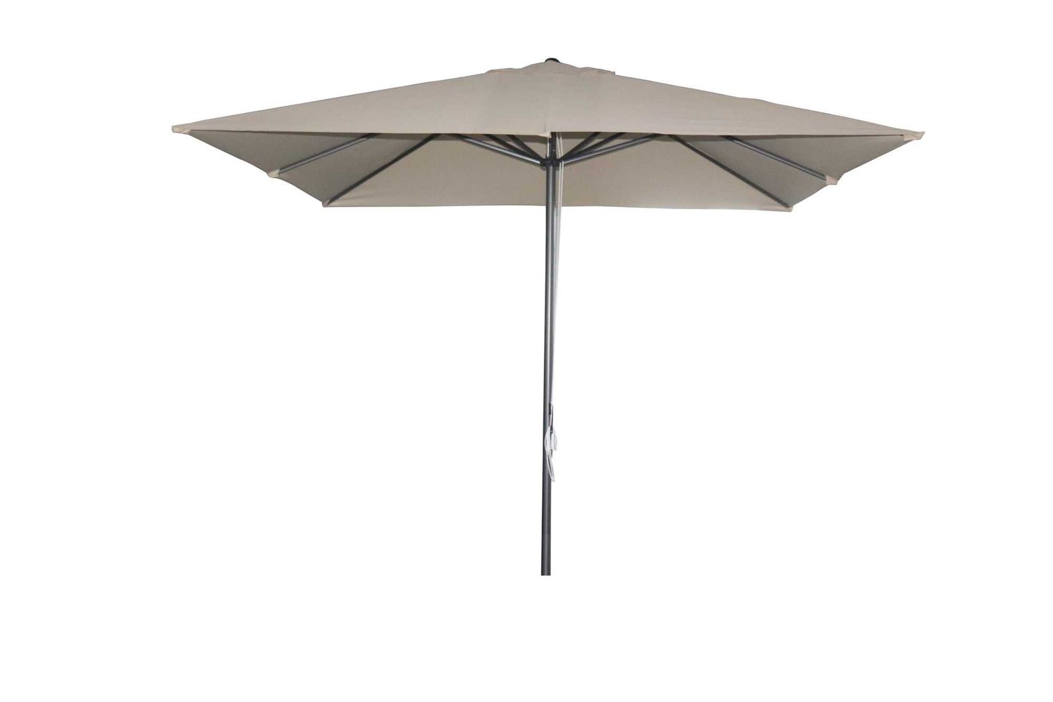 Ombrellone alluminio UTAH sabbia palo centrale 3x3h2,8m (no base)
