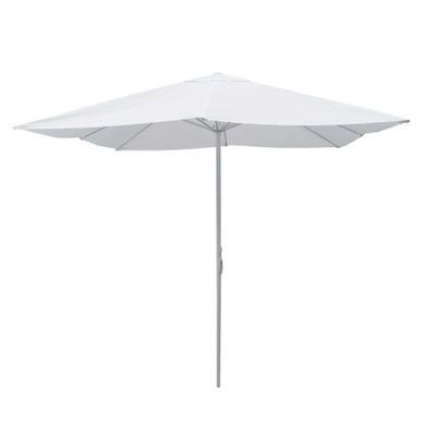 Ombrellone alluminio UTAH bianco palo centrale 3x3h2,80m  (no base)