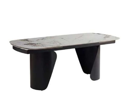 Musa EMPEDOCLE | Tavolo allungabile in ceramica bianco Michelangelo lucido