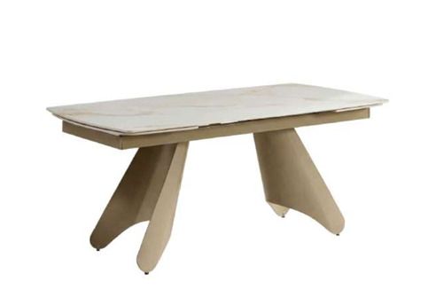 Musa ICARO | Tavolo allungabile in ceramica Calacatta Gold lucido