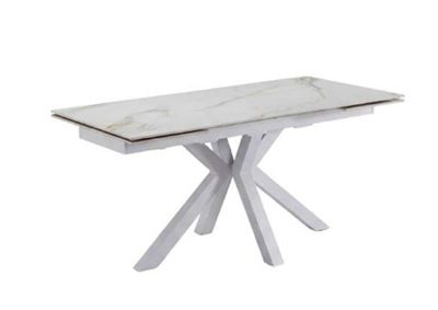 Musa  LIVIO | Tavolo allungabile in ceramica Calacatta Gold Lucido