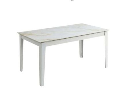 Musa  TITANO | Tavolo allungabile in ceramica Calacatta Gold Lucido
